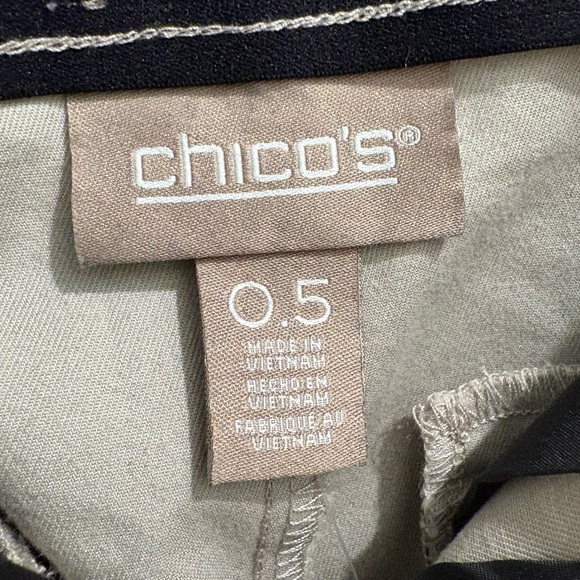 NWT Chicos wide leg chino pants - Picture 6 of 9